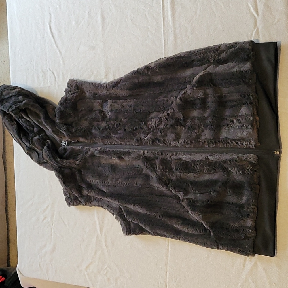 Northface vest small gray womens